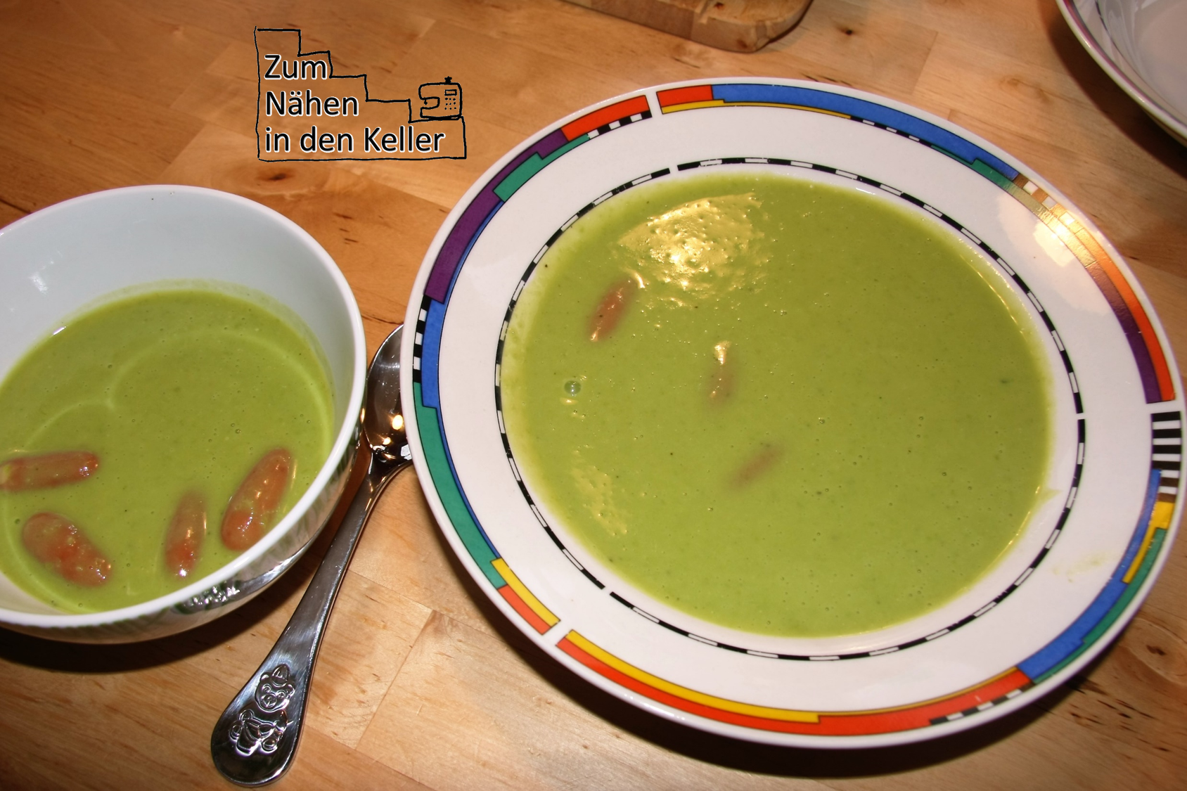 Grüne Suppe – Zum Nähen in den Keller